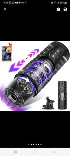 Automatic Male Masturbator Sex Toys for Men 7 Thrusting & 7 Rotating Modes Hands Free Pocket Pussy Sex Machine Electric Penis Pu photo review