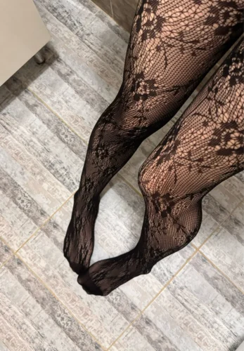 Women Rattan Sexy Stockings Club Party Anti-Snagging Flowers Tights Calcetines Fish Net Stocking Fishnet Mesh Lace Pantyhoses photo review